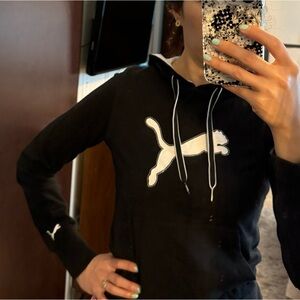 Black Thin Puma Sweatshirt